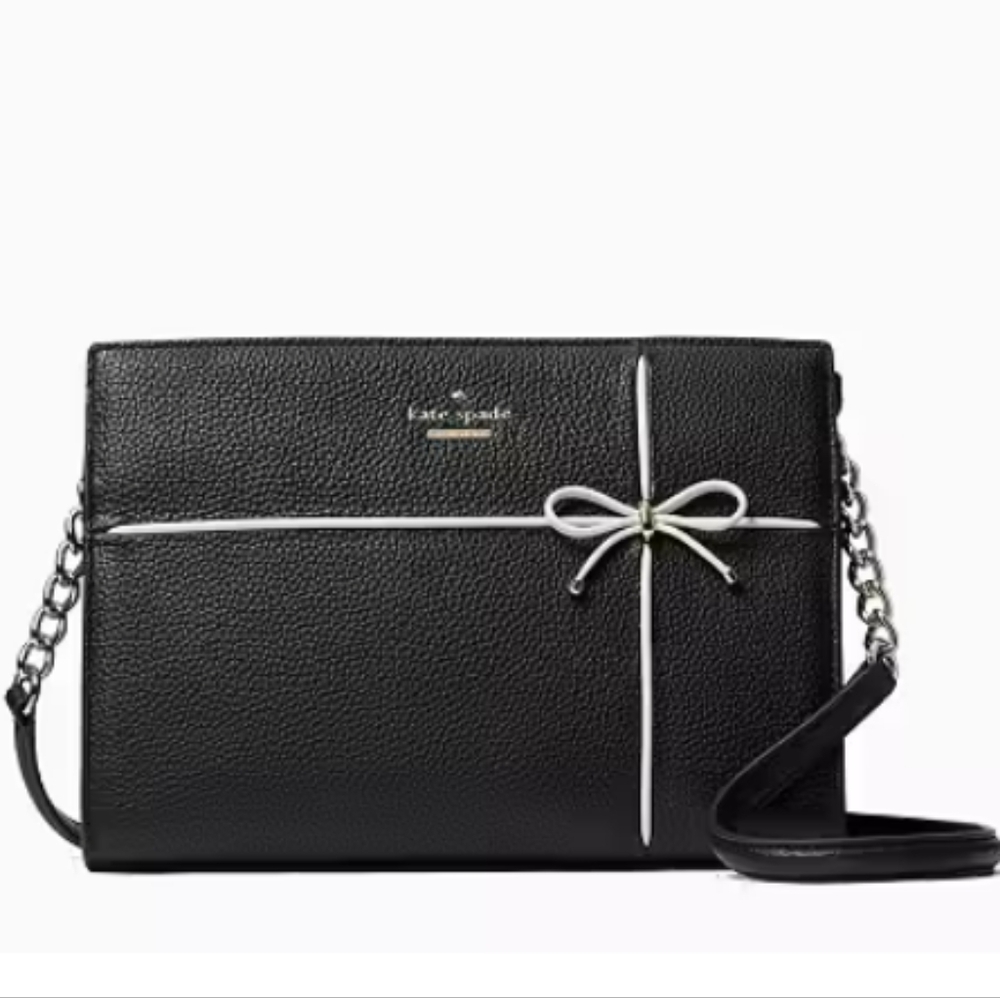 Kate Spade, EUC, Women's, Crossbody Bag, Zipper Closure, Color Black - Picture 2 of 9